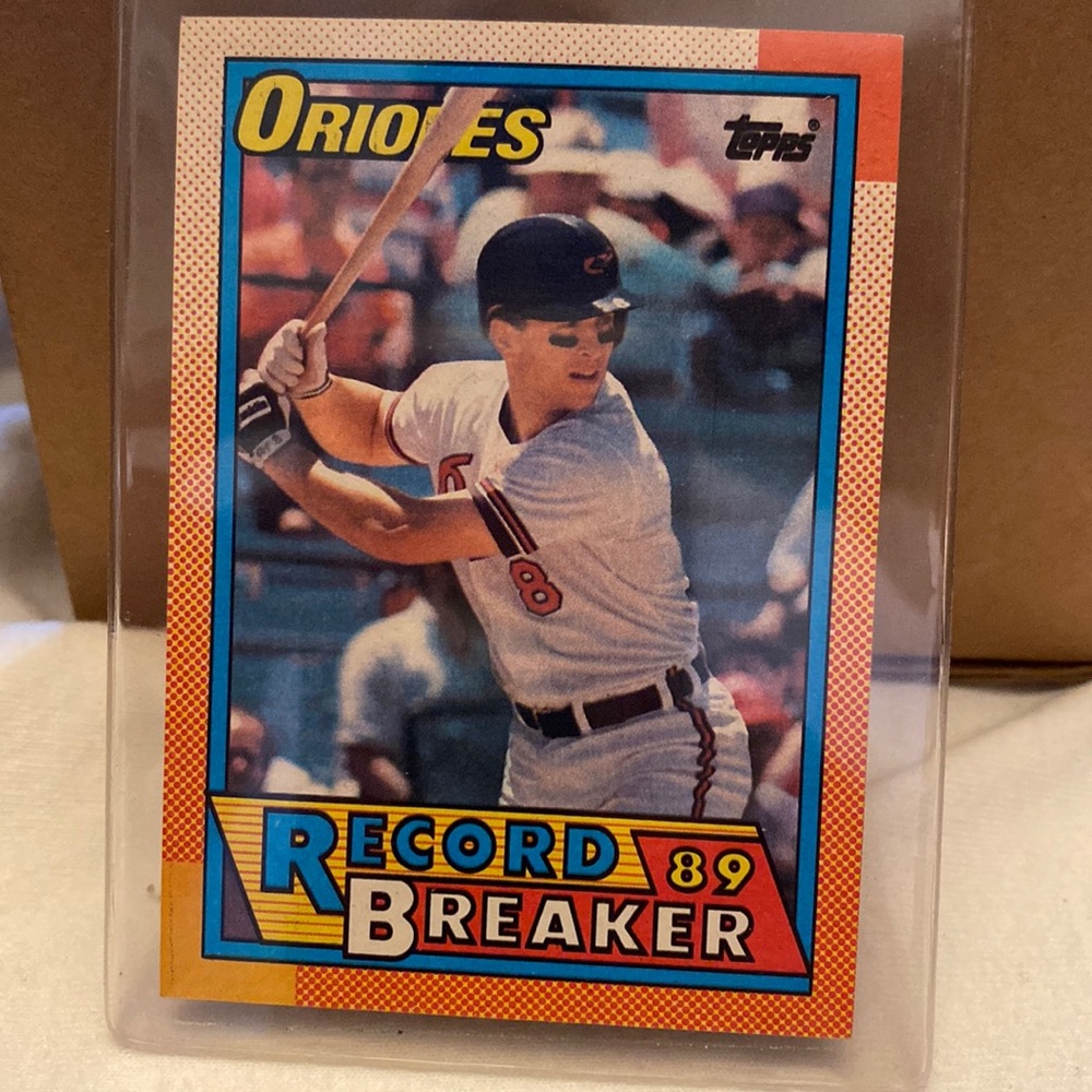 Cal Ripken jr. Topps record breaker card 1989 #8